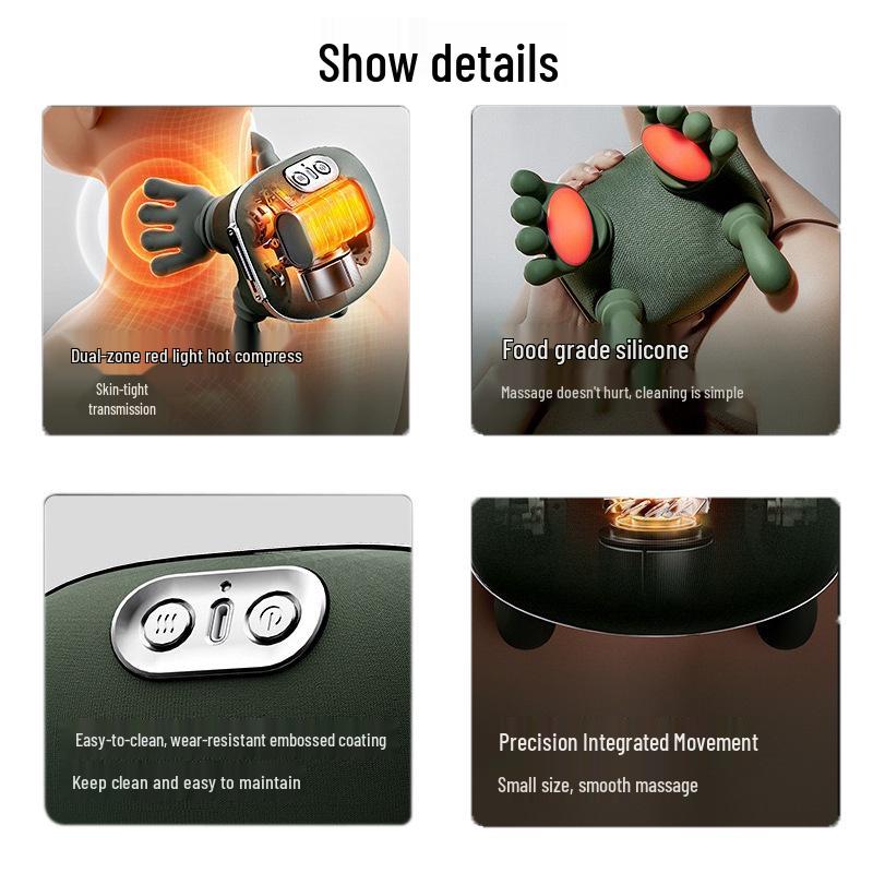 Массажер для кистей рук: Популярный бионический массажер для шеи, плеч и трапециевидных мышц, модель N8 для шейного отдела позвоночника