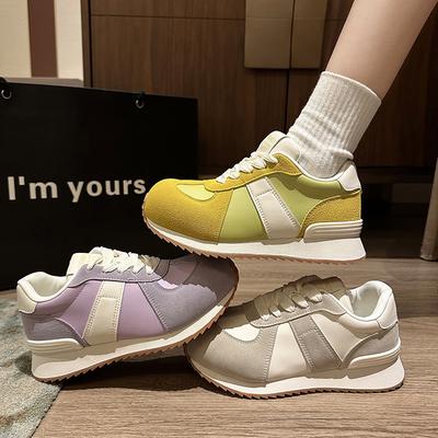 Женская обувь на платформе немецкие тренировочные туфли 2025 весна новая уродливая милая большая голова мягкая подошва обувь Форреста Гампа женская повседневная спортивная обувь