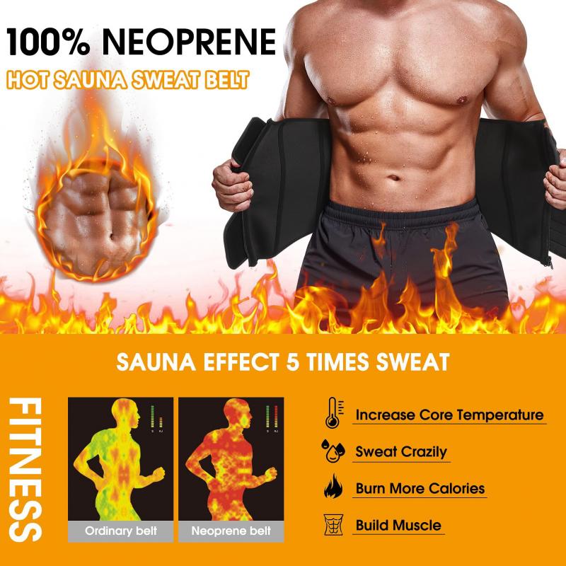 Men Waist Trainer Trimmer Corset for Weight Loss Tummy Control Body Shaper Compression Shapewear Sweat Belt Slim… More4.3More than 1000 purchases