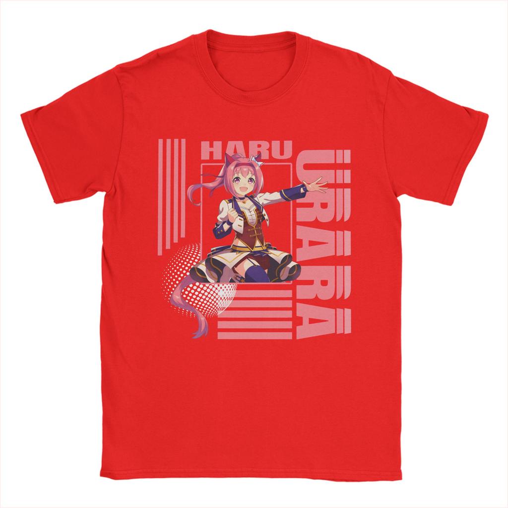 Haru urara 4 Unisexs T Shirts Hipster Tee Shirt Short Sleeve O Neck TShirts Cotton Plus Size Clothing