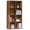 VidaXL Bookcase Old Wood 66x30x130 Cm Engineered Wood, Bookcase, Storage Cabinet, Storage Rack, 855778