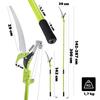 KADAX telescopic pruning shears, 287 cm, steel