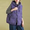 Литературный и ретро пуховый жилет женский 2025 зима новый жилет этнический стиль теплый новый китайский жилет с капюшоном тренд