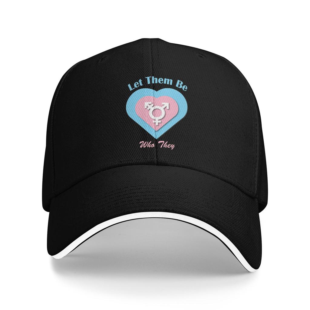 Transgender Pride LGBTQ Baseball Caps Casual Trans not Threat Sandwich Hats Unisex Polyester Caps Hat Outdoor