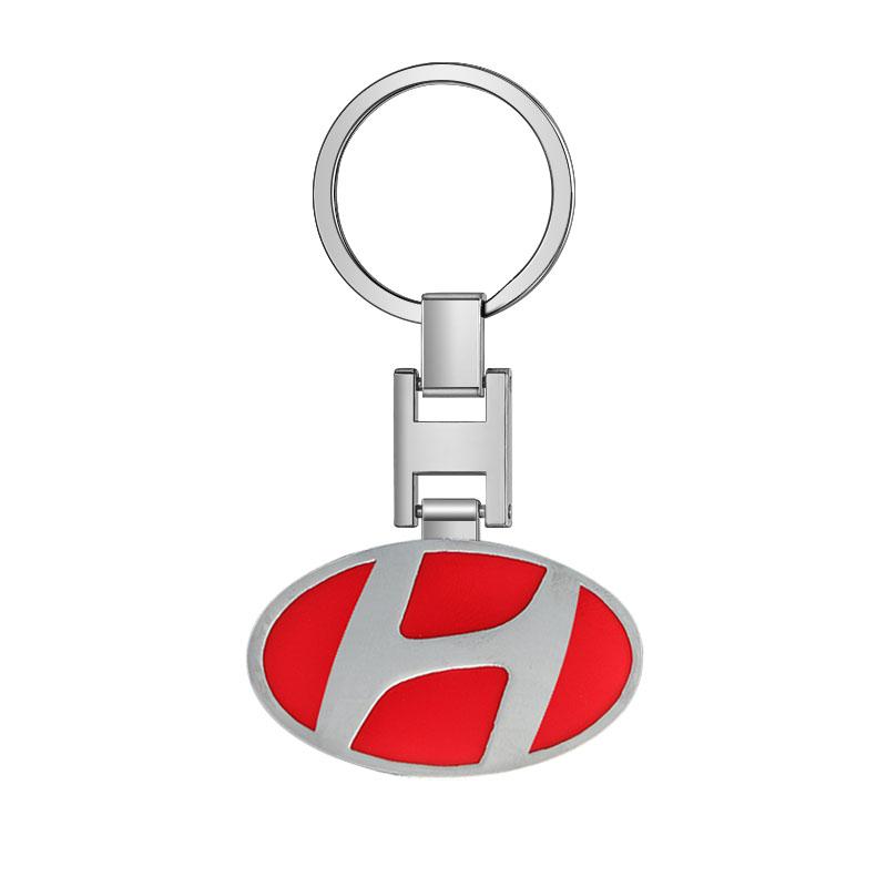 1 шт. Модный автомобильный брелок с эмблемой, аксессуары для ключей для Hyundai i30 Tucson Elantra Venue Palisade Terracan Accent Veloster Sonata