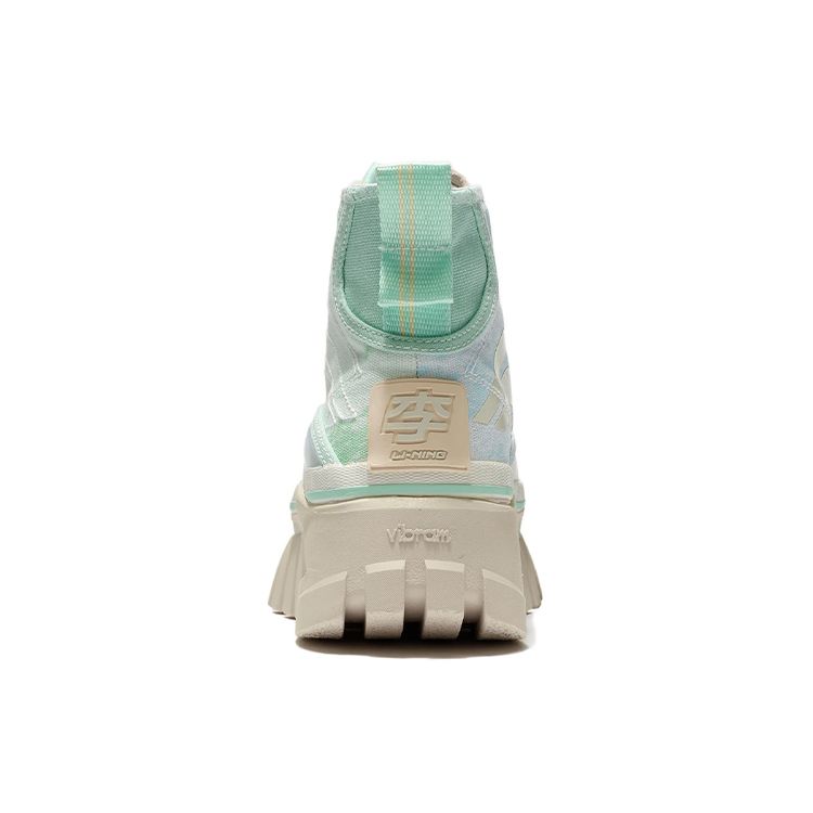 Li Ning We Wo Boot High-Top Trendy Sports Casual Shoes Women Sneakers Bright-Blue AZGS004-1