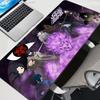 Mouse Pad HD Desk Mat Anime N-naruto Play Mat Gaming Mousepad Speed Sasuke Uchiha Computer and Office Gamer Cabinet Keyboard Pad