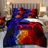 3D Gamepad Bedding Set Microfiber Quilt Cover Three-Piece Set