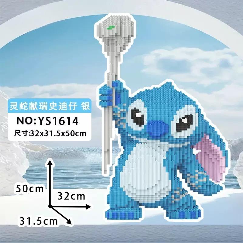 Набор игрушек Stitch Blocks Игрушки на Хэллоуин Фигурка Конструктор Игрушки для детей Микро-блоки Клоун Призрак Украшение на Хэллоуин Подарки