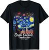 Gogh Outside America's 250th 1776 2026 USA Starry Night T-Shirt