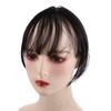 Headwear 3D Invisible Clip In Topper Synthetic Hair Air Bangs Fake Hair Bangs Wig Fringe Front Wigs