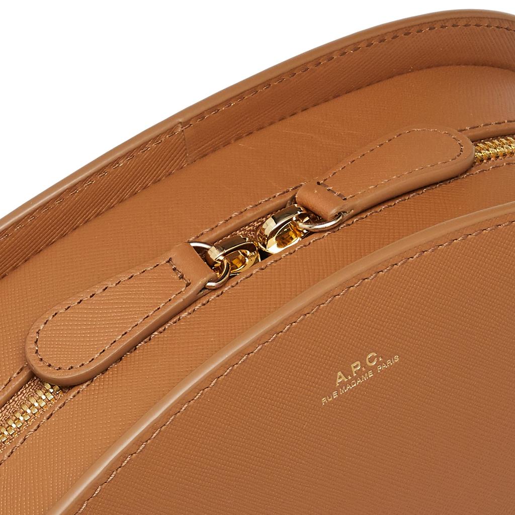 Shoulder Bag Camel [Apace] PXBJQ-F61048 SacDemi-Lune Women's [Item]