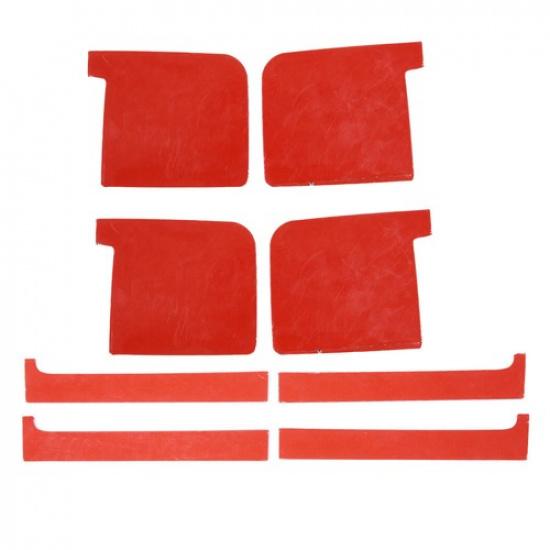 8Pcs/set Carbon Fiber Interior Door handle Bezel Trim kit Fits Tundra 2007-2013