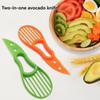 3 In 1 Avocado Slicer Shea Corer Butter Fruit Peeler Cutter Pulp Separator Plastic Knife Kitchen Vegetable Tools Kitchen Gadgets