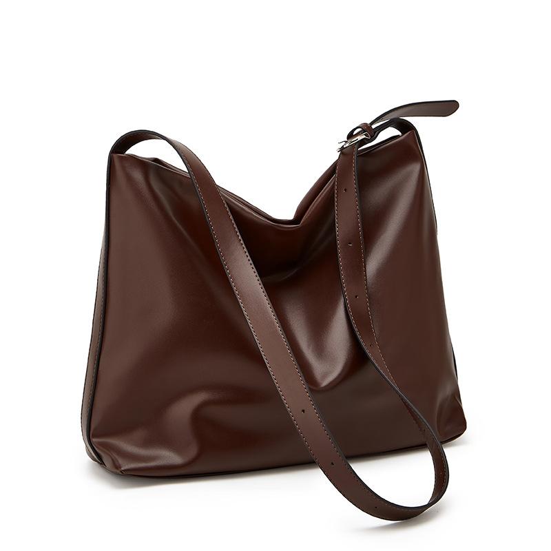 Простая сумка-тоут, вместительная женская сумка для поездок на работу, повседневная сумка через плечо на одно плечо