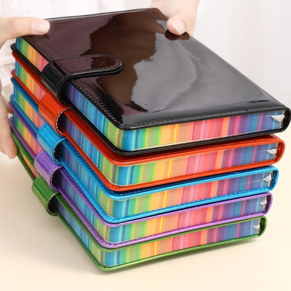 360 Page Laser Gradient Notebook A5 Student Hardcover Loose-leaf Notebook School Supply