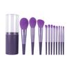 Makeup Brush Set Trade Assurance Foundation Case Shenzhen with Cylinder Factory Green Blush Pink 11pcs Opp Bag or Case or Box