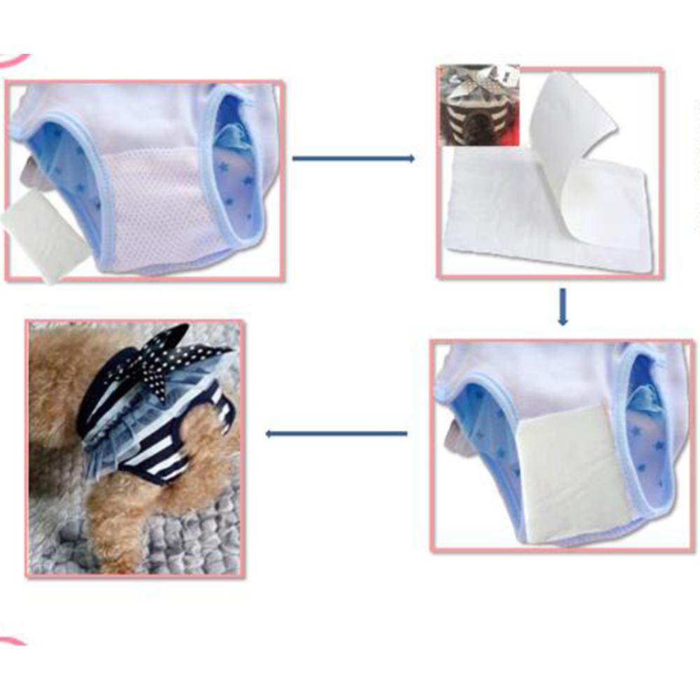Water Absorbent Menstrual Physiological Pad Mat for Pet Dogs Teddy