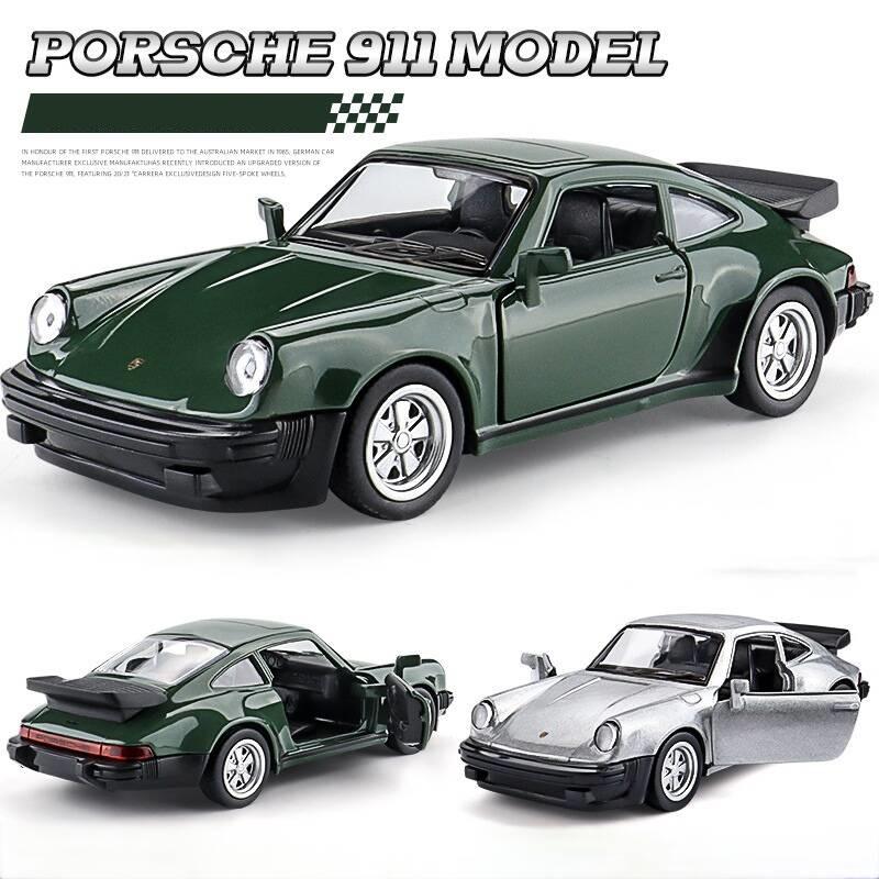 Porsche 911 Turbo 1978 Классический Ретро Суперкар Симуляция Литой и Игрушечный Автомобиль RMZ city 1:36 моделей автомобилей из сплава, подарки для детей