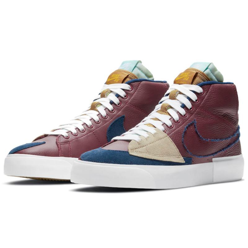 Nike Кроссовки Zoom Blazer Mid Edge Sb 'Team Red Navy' повседневные DA2189-600