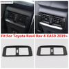 Car Rear Air AC Conditioning Vent Outlet Cover Stainless Accessories For Toyota RAV4 XA50      2024 Hybrid