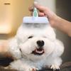 Stainless Steel Pet Hair Removal Comb Slicker Brush Anti Static Undercoat Removal Dual Sided Ergonomic Green Handle Long Hair Do