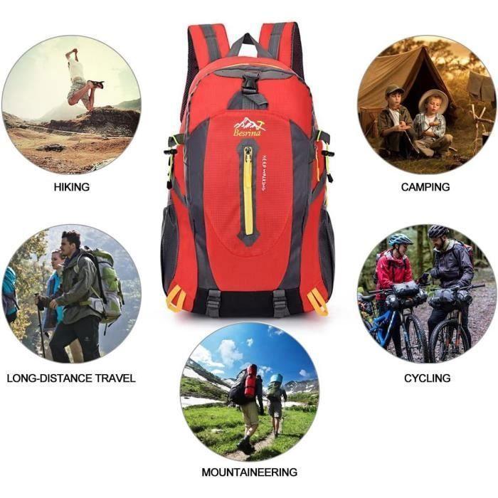 Рюкзак - Повседневный - 40 л - Водостойкий - Легкий - Для походов и путешествий