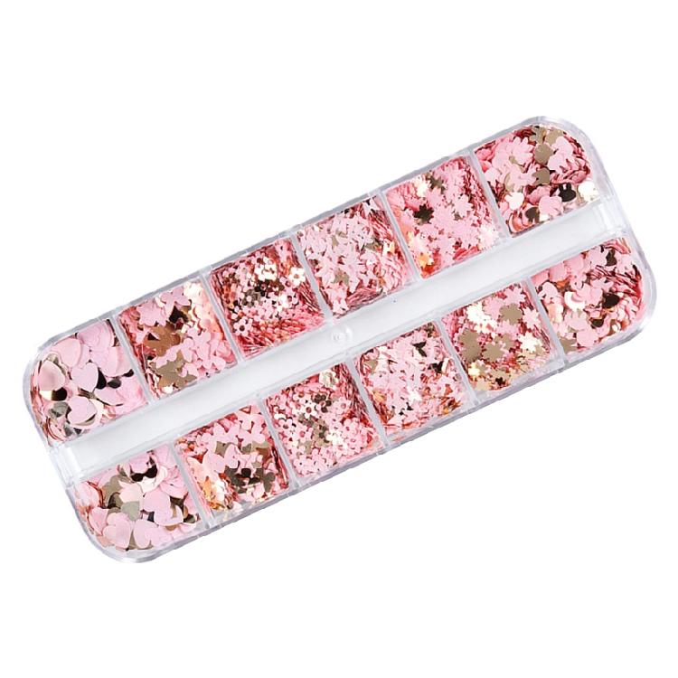 Блестящие Хлопья Сердечные Блестки Конфетти для DIY Изготовления Украшений Наполнители для Форм из Смолы Блестки Декорации для Маникюра для Поделок
