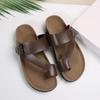 Мода Мода Пробковые тапочки для женщин Лето Новые Повседневные Пляжные Шлепанцы Девушки Плоская Обувь Сандалии Ретро Римские Женские Туфли Вьетнамки