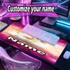 Custom Name Personalized Diddl Pattern Mousepad, Laptop PC Desk Mat, Decorative Desk Mat for Home Keyboard Pad Gift