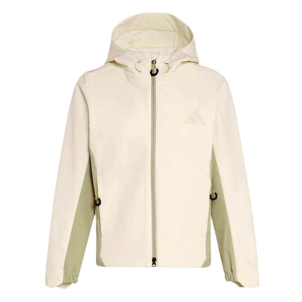 Adidas Terrex FW25 Climawarm Многослойный Мягкий Оболочечный Материал Для Улицы Водостойкая Дышащая Теплая Куртка с Капюшоном с Длинным Рукавом Женская куртки KS3526
