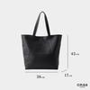 CRAS Tatsuno Leather Tote Bag, Made in Japan with Genuine Leather, Men's Large, Vertical Tote, Perfect for Business Trips, Casual Use, Large
