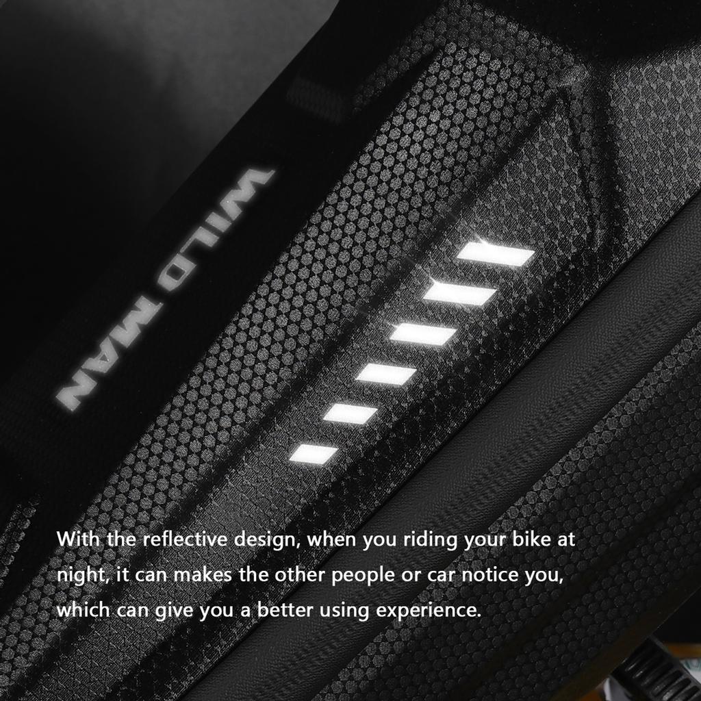 WILD MAN ES8X/ES8X Plus (optional) Electric Scooter Bicycle Front Bag  Handlebar Bag Riding Travel