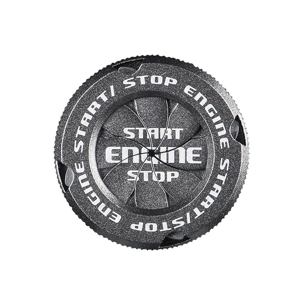 Крышка кнопки запуска и остановки двигателя автомобиля, поворотный защитный колпачок, стильное украшение, аксессуары для салона автомобиля