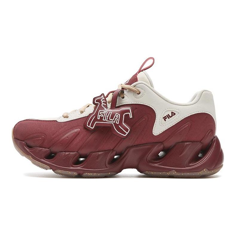 Fila Амортизация Износостойкость Покрытие Легкий Увеличивающий рост Низкие Chunky Кроссовки Мужские F12M613117FWR