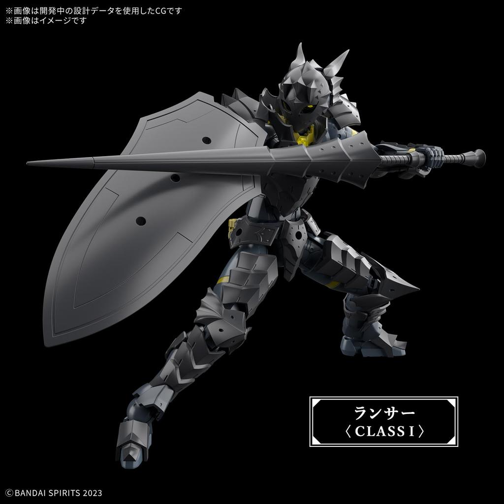 BANDAI SPIRITS 30MF Розан Лансер Предварительно окрашенная пластиковая модель