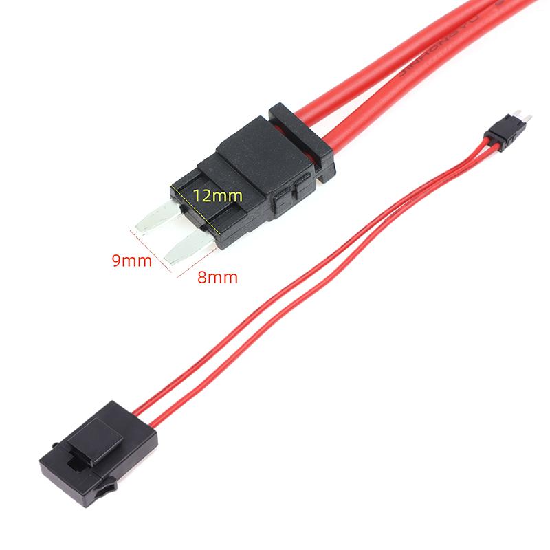 16AWG Неразрушаемая коробка предохранителей 32В ACC Малый Средний размер Мини Микро2 размер Автомобильный держатель предохранителей ATM Плоский предохранитель Удлинитель
