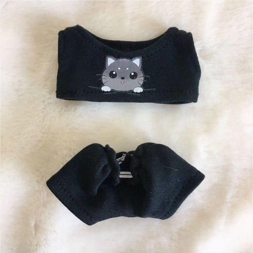 Милая кукла-футболка, мини-куклы, игрушки, аксессуары, новая кукла, комбинезон, 10 см, хлопковая кукла