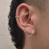 Серьги-кольца из серебра 925 пробы со стразами и кристаллами для женщин и девочек, новейшие, роскошные, романтичные, модные ювелирные изделия, подарки