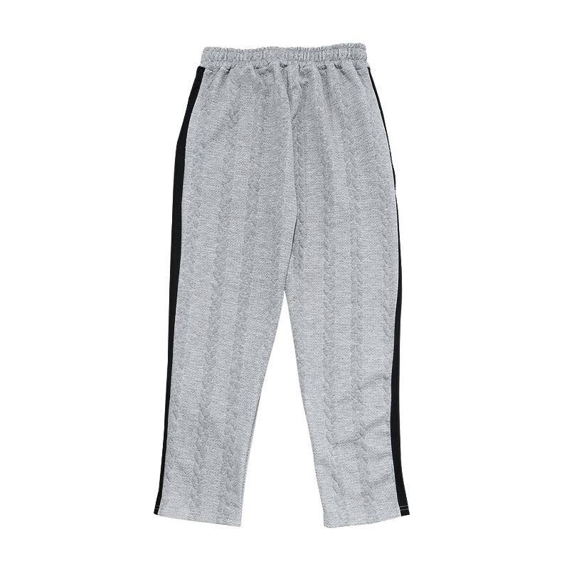 Новые мужские модные жаккардовые брюки на пуговицах, повседневные брюки, утепленные модели на четыре сезона