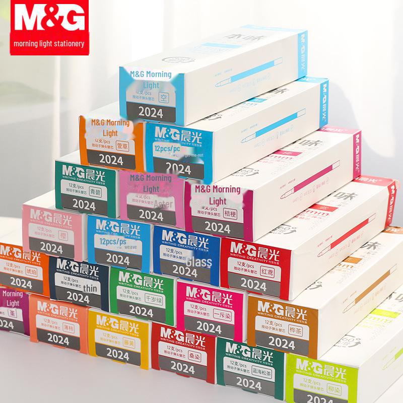 Morning Light Multi-color Candy Press Pen Refills - Original Flavor Neutral Stationery