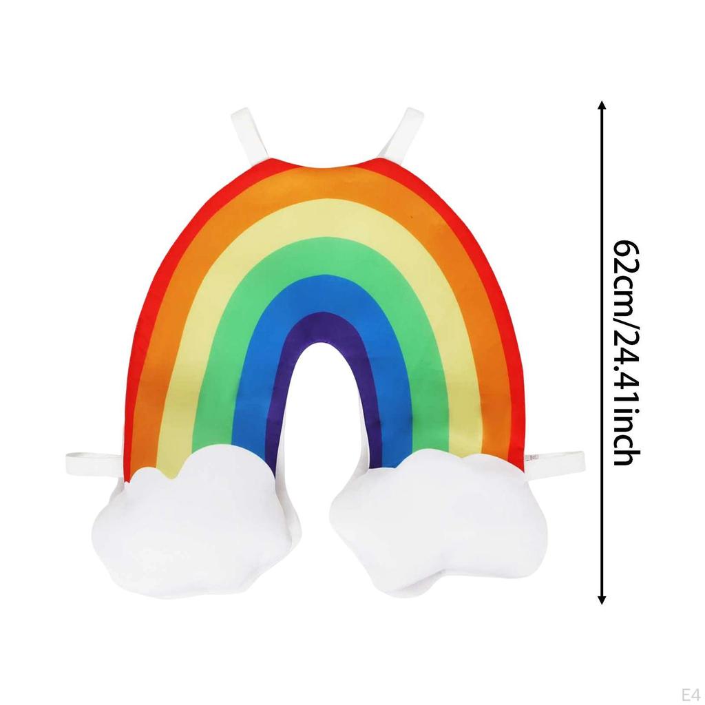 Детский костюм для косплея Rainbow на День детей для девочек и мальчиков, вечеринки, фестивали