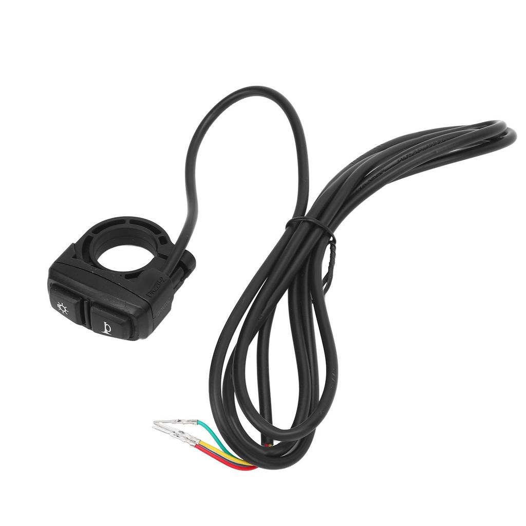 Переключатель фары и сигнала 2 в 1 12 В - 72 В Переключатель управления включением/выключением света и сигнала для электросамоката