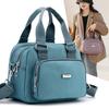 Women's Nylon Shoulder Bag Crossbody Bag Multi-Layer Handbag Mother Bag Small Square Bag