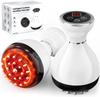 Lymphatic drainage massager, anti-fat massage tool, helps reduce stretch marks and cellulite white