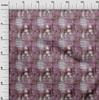 oneOone Cotton Flex Dark Magenta Fabric Patchwork Craft Projects Decor Fabric Printed By The Yard 40 Inch