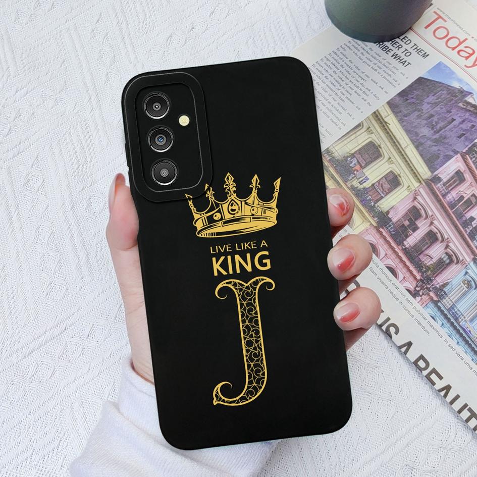 Чехол для Samsung Galaxy A02 A03S A13 A14 4G 5G A31 A51 A71 A24, роскошный силиконовый мягкий чехол из ТПУ с буквами AZ для Samsung Galaxy A10S 20S, бампер для телефона