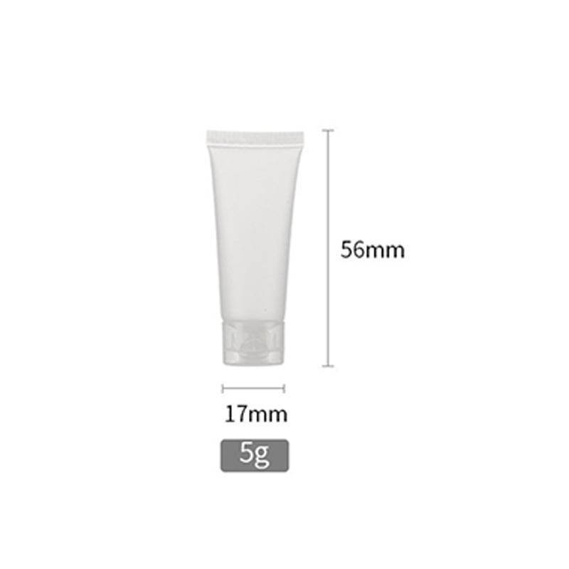 Empty Portable Tubes Squeeze Cosmetic Containers Cream Plastic Bottles