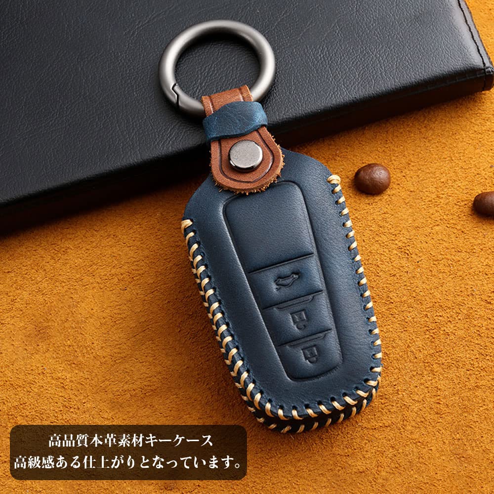 Чехол для ключа Toyota, чехол для смарт-ключа, чехол для ключа из натуральной кожи с полной защитой, чехол для ключа TOYOTAC-HR Prius 50 series, подходит для