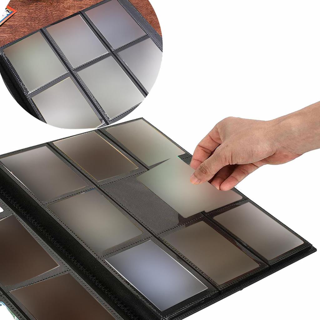 Альбом-биндер для коллекционных карточек, вмещающий 360 карточек, альбом-биндер для торговых карточек большой вместимости, тетрадь-биндер для карточек на день рождения